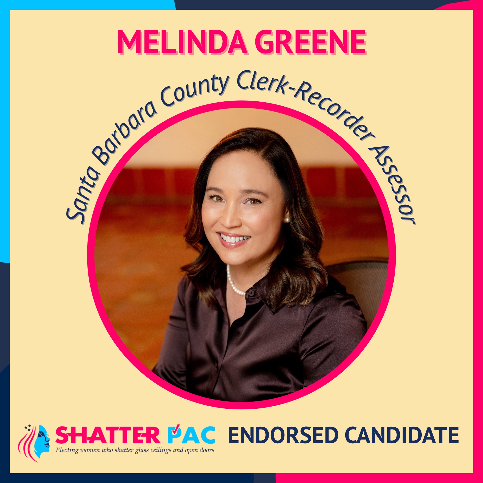 "What an honor to be part of such an esteemed group of women leaders. I am proud to support the impactful work of Shatter PAC as we protect, uplift, and empower women to lead."