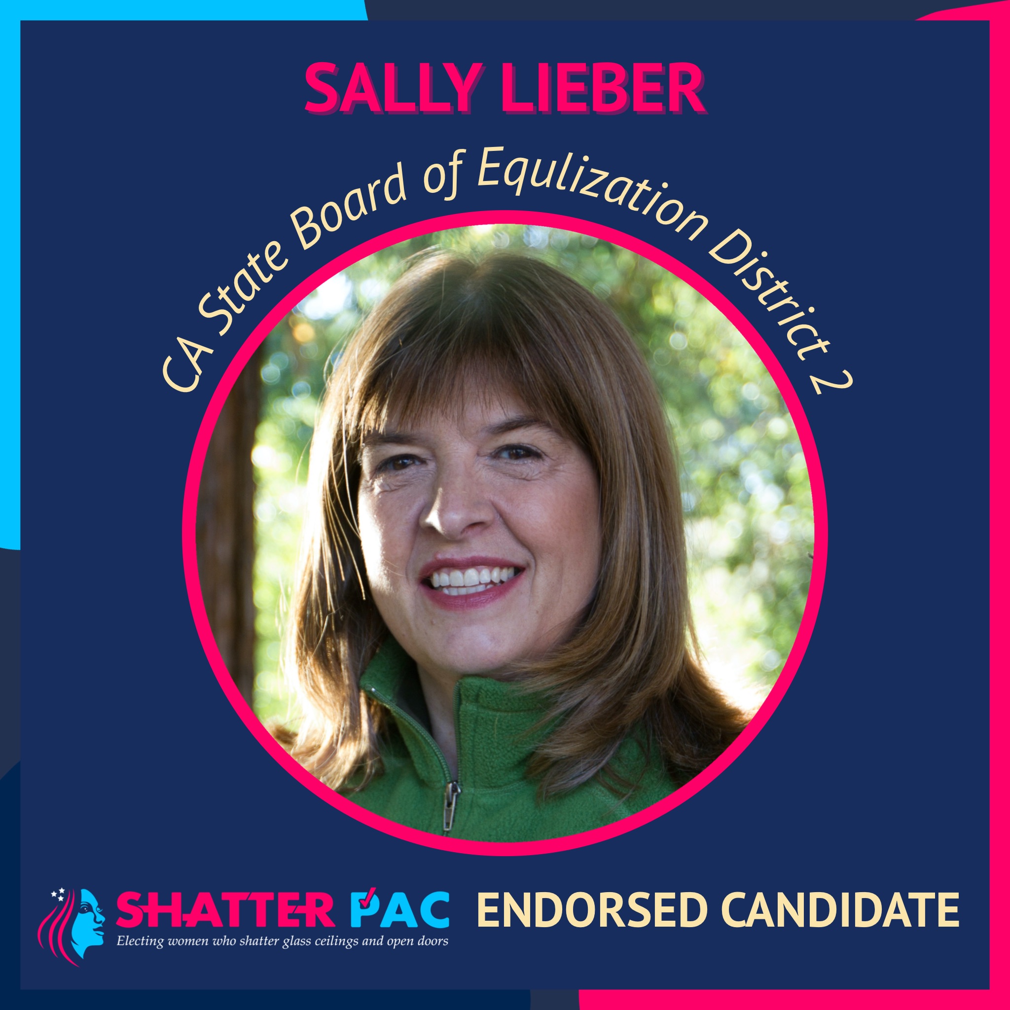 "I am honored to have the support of Shatter PAC and their growing community of effective activists. Right now we need women leaders more than ever before. As women we listen, we understand, and we act to improve lives. Compassionate activism is the way!"